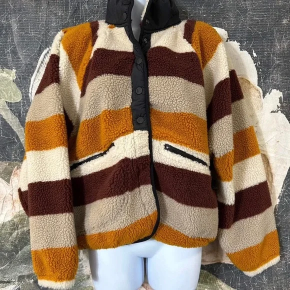 New FP Movement Hit the Slope Rocky Ridge Fleece Jacket Size Small